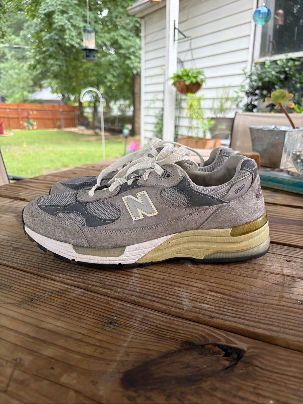 New Balance 992 W992GL Women’s 10 Gray Suede Made in USA Running Sneakers